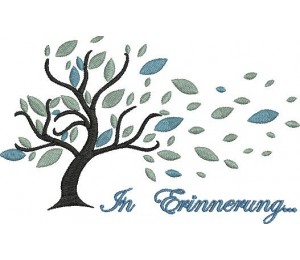Stickdatei - Trauerbaum